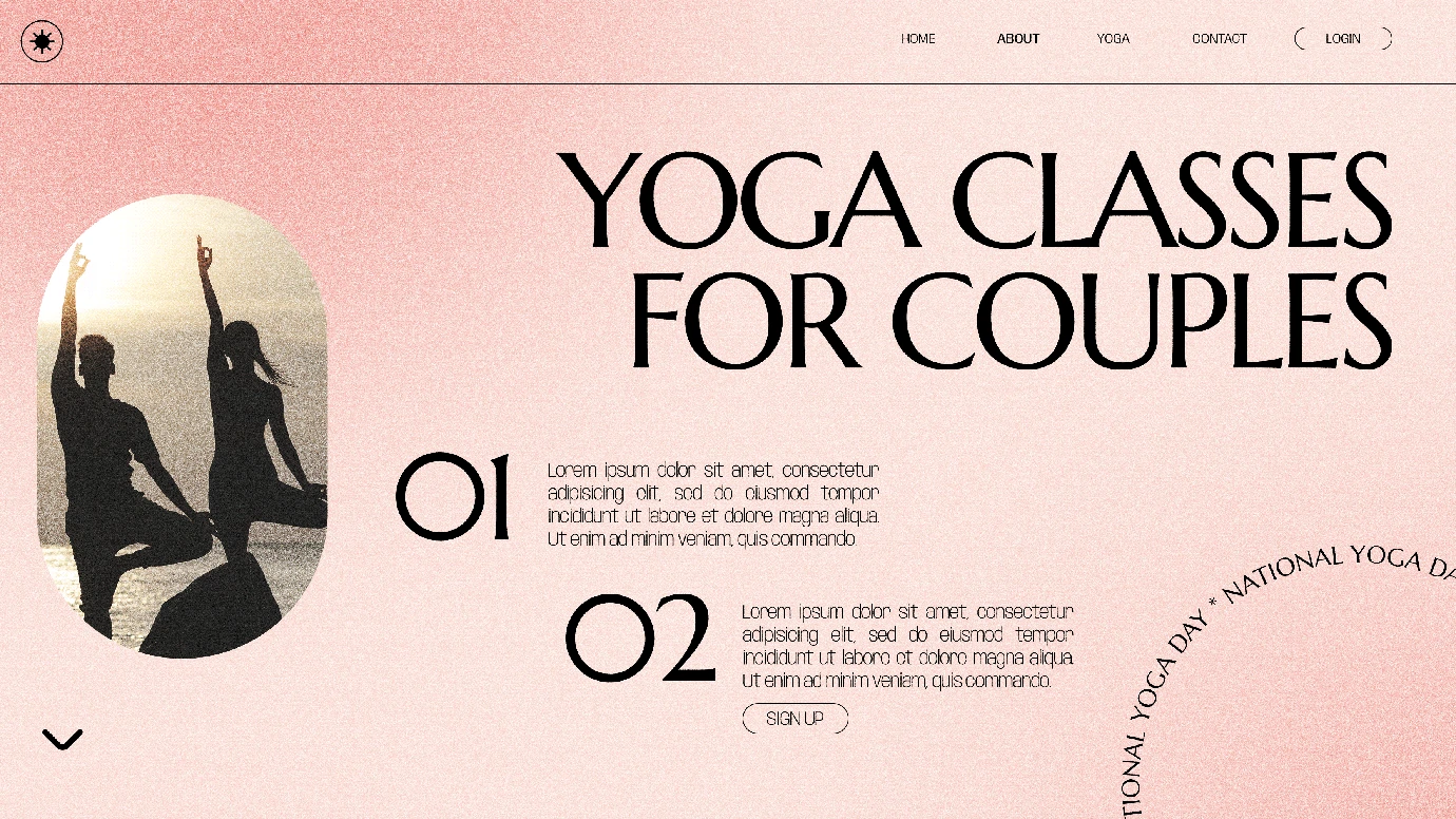 潮流酸性炫彩女性瑜伽运动健身海报主图详情模板PSD分层设计素材【020】